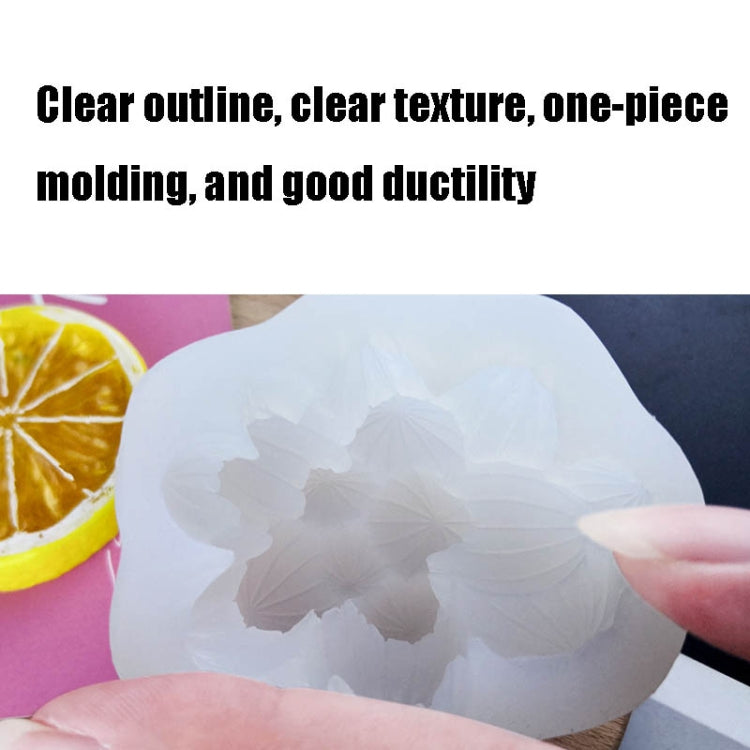 SX-ZW-192 Fleshy Three-Dimensional Candle Silicone Mold DIY Handmade Soap Aromatherapy Epoxy Mold