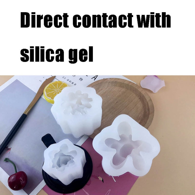 SX-ZW-192 Fleshy Three-Dimensional Candle Silicone Mold DIY Handmade Soap Aromatherapy Epoxy Mold