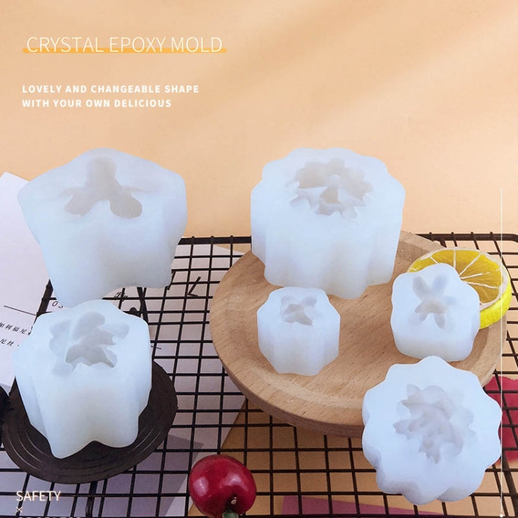 SX-ZW-192 Fleshy Three-Dimensional Candle Silicone Mold DIY Handmade Soap Aromatherapy Epoxy Mold