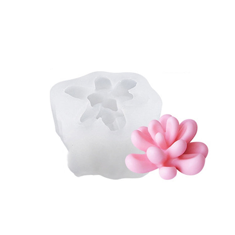 SX-ZW-197 Fleshy Three-Dimensional Candle Silicone Mold DIY Handmade Soap Aromatherapy Epoxy Mold