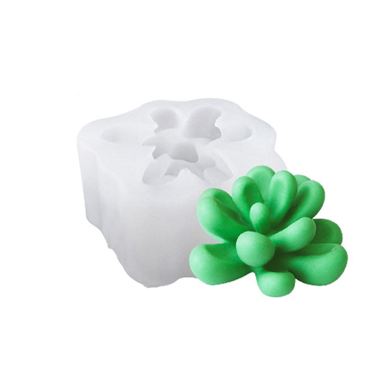 SX-ZW-198 Fleshy Three-Dimensional Candle Silicone Mold DIY Handmade Soap Aromatherapy Epoxy Mold
