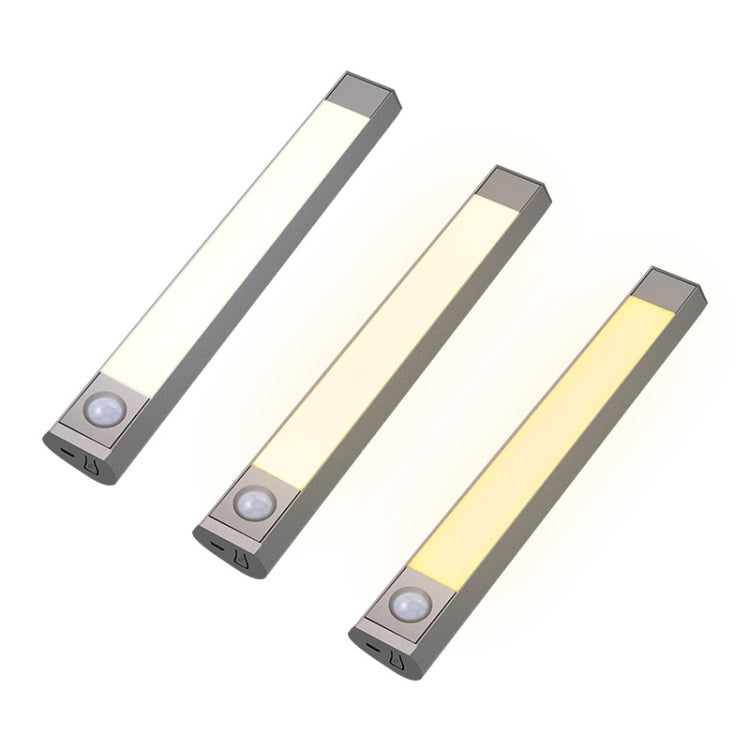 60LEDs Human Body Induction Wardrobe Light Three-Color Dimmable Light Control Cabinet Light