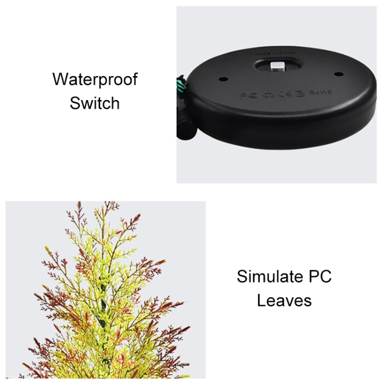 Solar LED Simulation Tree Lawn Light Christmas Decoration Outdoor Courtyard Garden Landscape Lamp