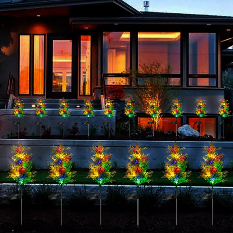 Solar LED Simulation Tree Lawn Light Christmas Decoration Outdoor Courtyard Garden Landscape Lamp