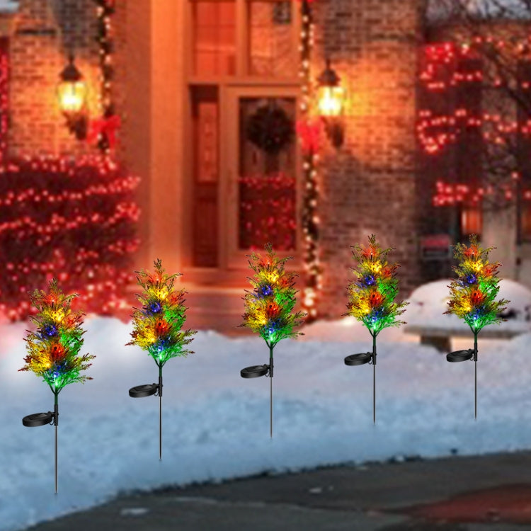 Solar LED Simulation Tree Lawn Light Christmas Decoration Outdoor Courtyard Garden Landscape Lamp