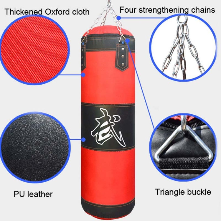Boxing Oxford Cloth Sandbag Hanging Sandbag Parent-Child Entertainment Sandbag without Filler, Specification: 60cm + Iron Chain