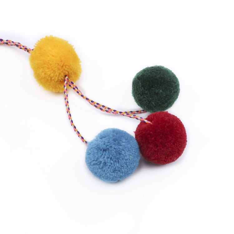 DIY Hand-Woven Bohemian Long Tassel Bag Pendant Keychain Hair Ball Pendant