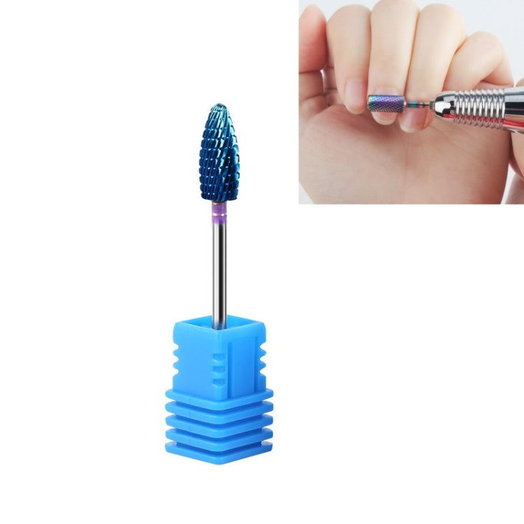 3 PCS Nail Tungsten Steel Polishing Head Nail Polishing Machine Accessories, Specification: BQ-M1