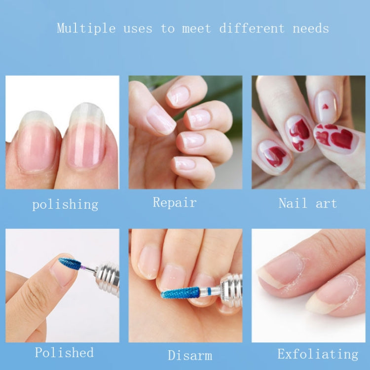 3 PCS Nail Tungsten Steel Polishing Head Nail Polishing Machine Accessories, Specification: BQ-M2
