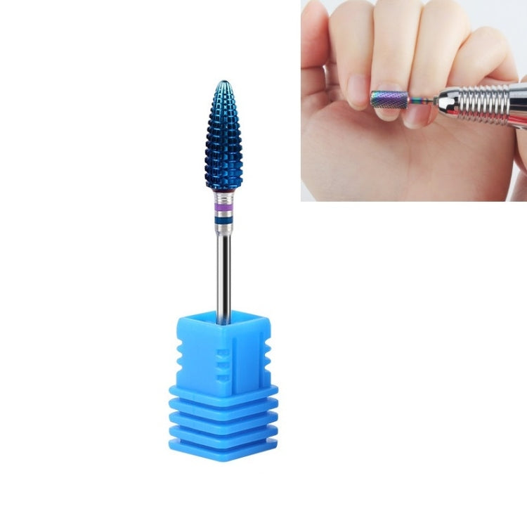 3 PCS Nail Tungsten Steel Polishing Head Nail Polishing Machine Accessories, Specification: BQ-M6