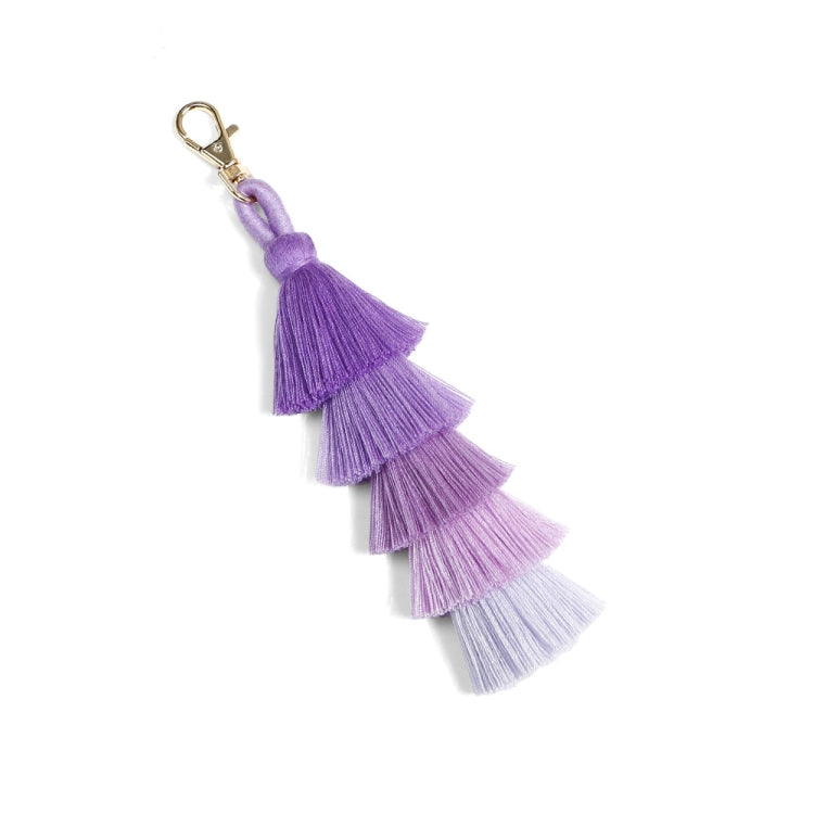 2 PCS Personality Creative Jewelry Pendant Bohemia Tassel Jewelry Pendant Hand-Woven Rope Knot Bag Keychain, Style:K68009