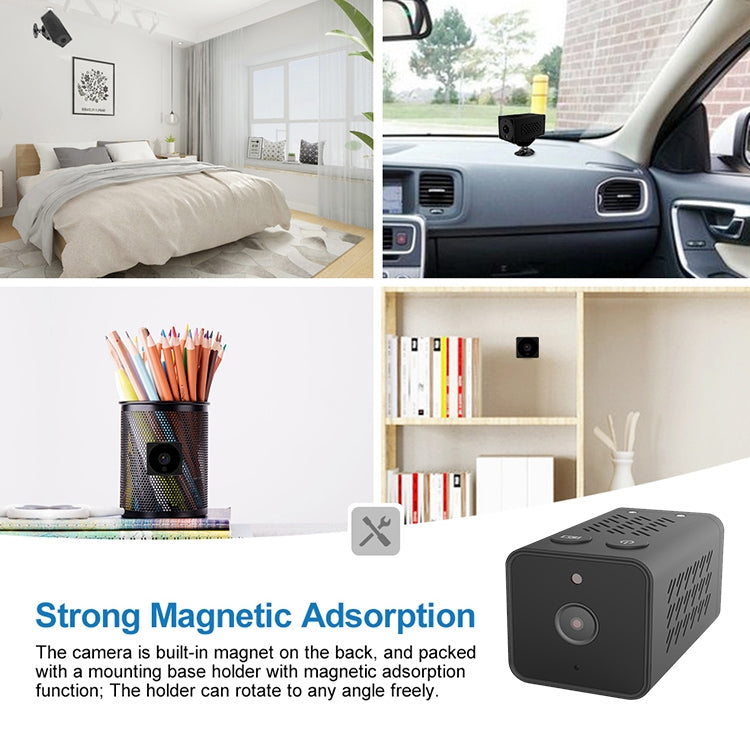 FCD-WJ11-1 Portable Smart IP Camera HD Wireless WiFi Night Vision Surveillance Camera(1080Px720P)