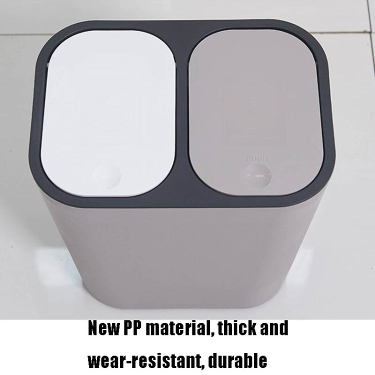 Dry And Wet Classification Press Trash Can Household Kitchen Paper Basket