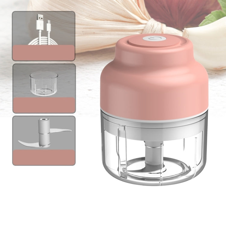 Wireless USB Charging Garlic Machine Baby Food Supplement Machine, Style:100ml Twisted Meat