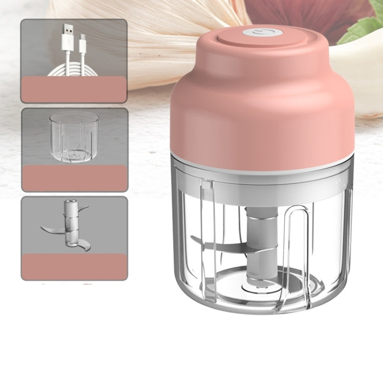 Wireless USB Charging Garlic Machine Baby Food Supplement Machine, Style:250ml Twisted Meat
