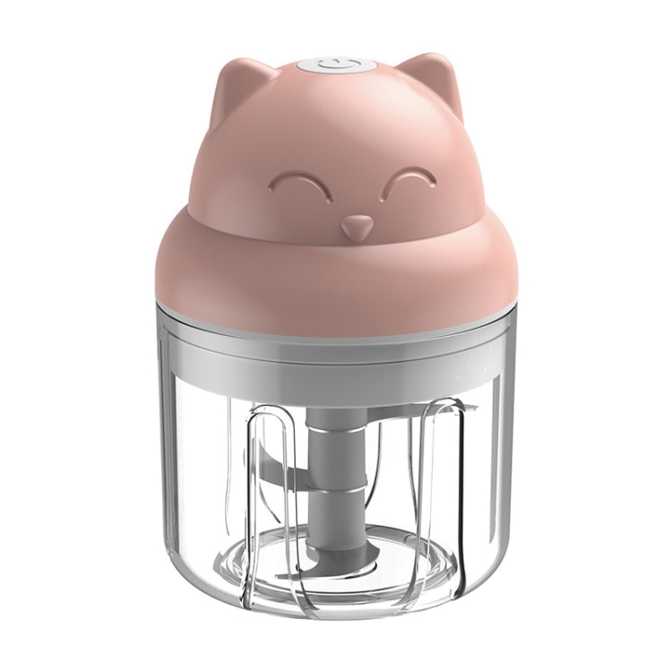 Wireless USB Charging Garlic Machine Baby Food Supplement Machine, Style:250ml Increased Power Minced Meat