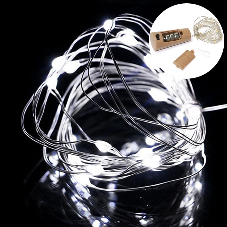 10 PCS LED Wine Bottle Cork Copper Wire String Light IP44 Waterproof Holiday Decoration Lamp, Style:1m 10LEDs