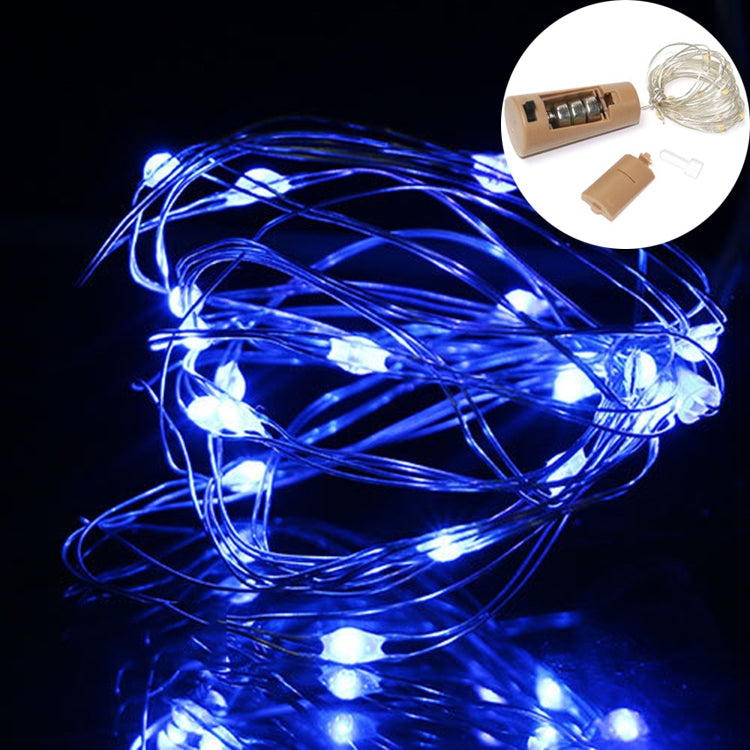 10 PCS LED Wine Bottle Cork Copper Wire String Light IP44 Waterproof Holiday Decoration Lamp, Style:1m 10LEDs