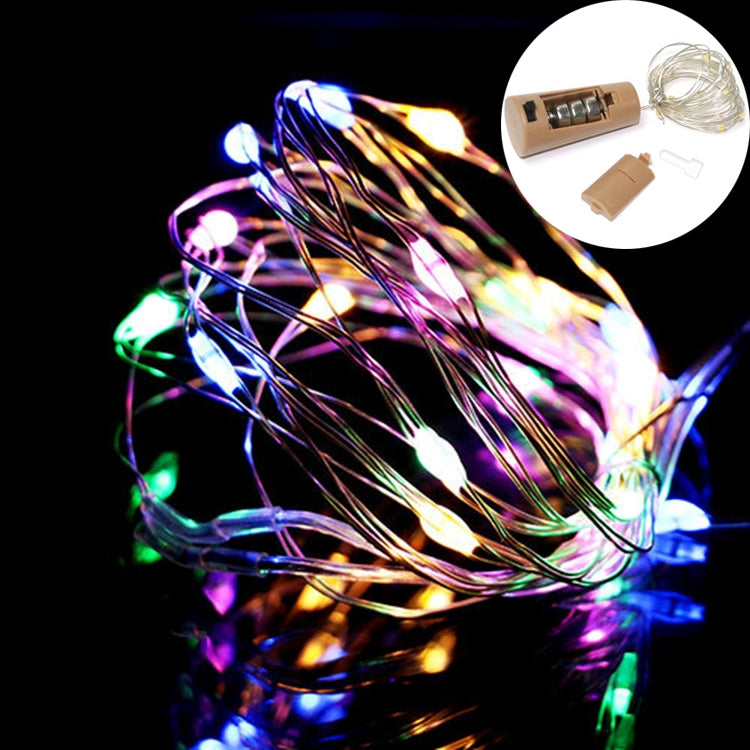 10 PCS LED Wine Bottle Cork Copper Wire String Light IP44 Waterproof Holiday Decoration Lamp, Style:2m 20LEDs