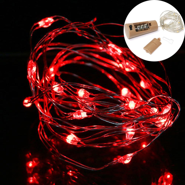 10 PCS LED Wine Bottle Cork Copper Wire String Light IP44 Waterproof Holiday Decoration Lamp, Style:2m 20LEDs