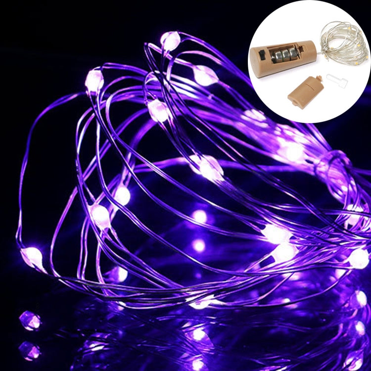 10 PCS LED Wine Bottle Cork Copper Wire String Light IP44 Waterproof Holiday Decoration Lamp, Style:2m 20LEDs