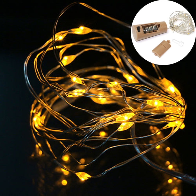 10 PCS LED Wine Bottle Cork Copper Wire String Light IP44 Waterproof Holiday Decoration Lamp, Style:2m 20LEDs