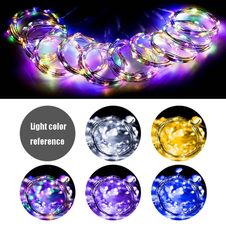 LED Copper Wire Light String USB Garland Curtain String Light Christmas Decoration, Style:without Hook, Size:3m x 1m