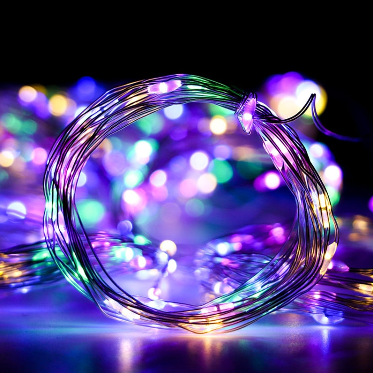 LED Copper Wire Light String USB Garland Curtain String Light Christmas Decoration, Style:with Hook, Size:3m x 2m