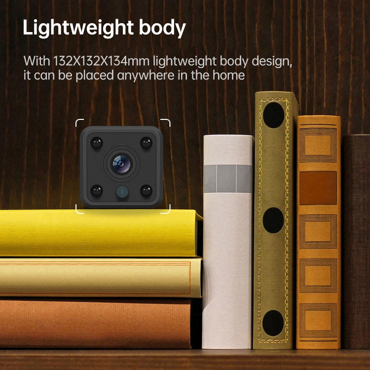 WJ03 1080P WiFi Mini Smart Home DV Recorder IP Camera, Support Monitor Detection & Night Vision & Loop Recording & TF Card
