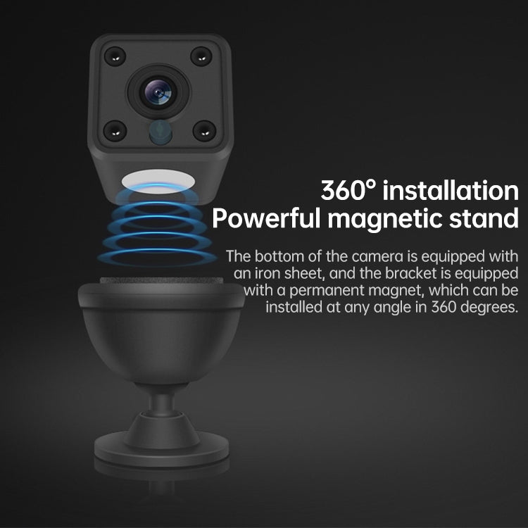 WJ03 1080P WiFi Mini Smart Home DV Recorder IP Camera, Support Monitor Detection & Night Vision & Loop Recording & TF Card