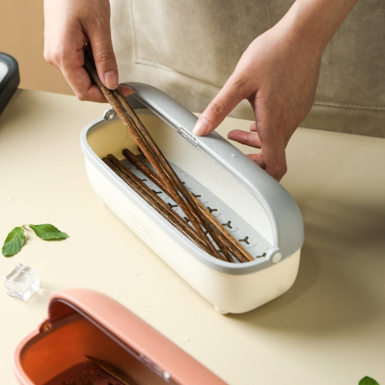 Kitchen Tableware Storage Box, Specification: Chopsticks Box (Pink)