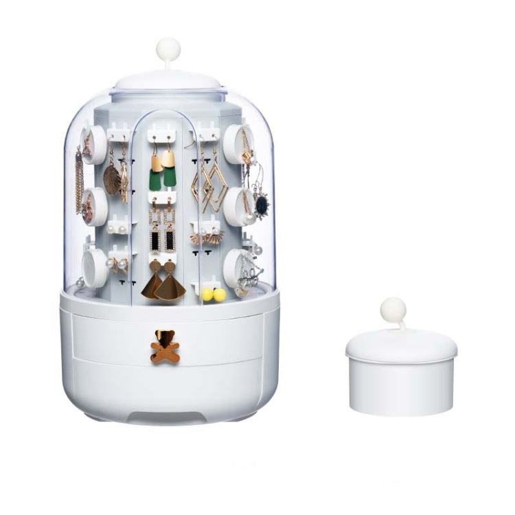 Jewelry Earring Display Stand Earring Necklace Large Capacity Jewelry Storage Box, Specification:  Single Layer Inner Core