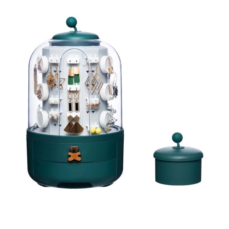 Jewelry Earring Display Stand Earring Necklace Large Capacity Jewelry Storage Box, Specification:  Single Layer Inner Core