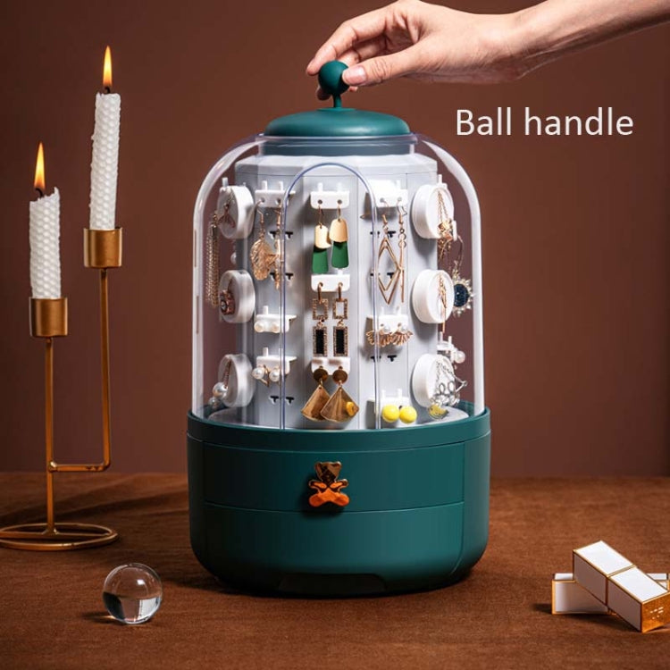 Jewelry Earring Display Stand Earring Necklace Large Capacity Jewelry Storage Box, Specification:  Single Layer Inner Core