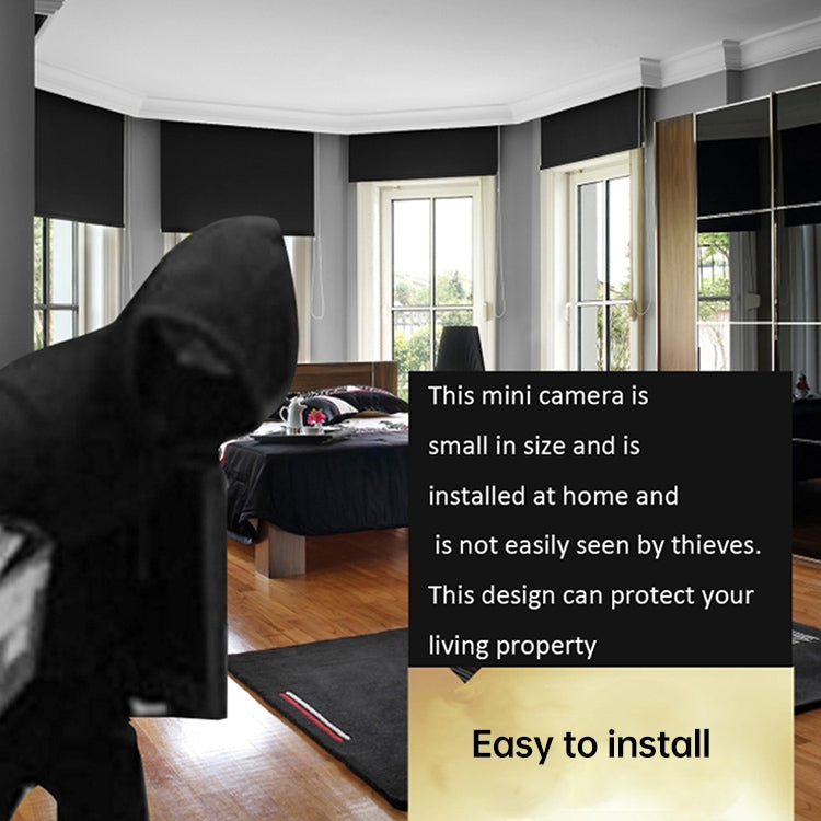HDQ15 1080P Mini HD Magnetic Smart Home WIFI Wireless IP Camera, Support Motion Detection & Night Vision & TF Card
