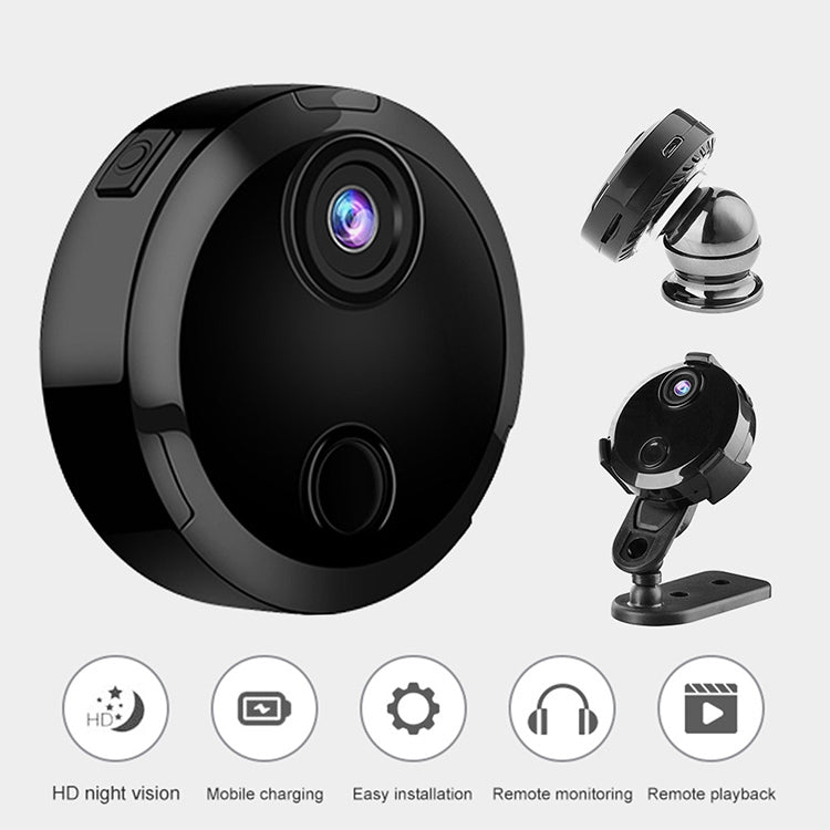 HDQ15 1080P Mini HD Magnetic Smart Home WIFI Wireless IP Camera, Support Motion Detection & Night Vision & TF Card