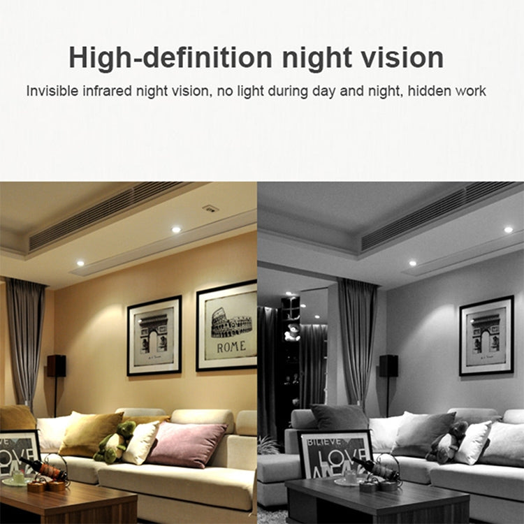 HDQ15 1080P Mini HD Magnetic Smart Home WIFI Wireless IP Camera, Support Motion Detection & Night Vision & TF Card