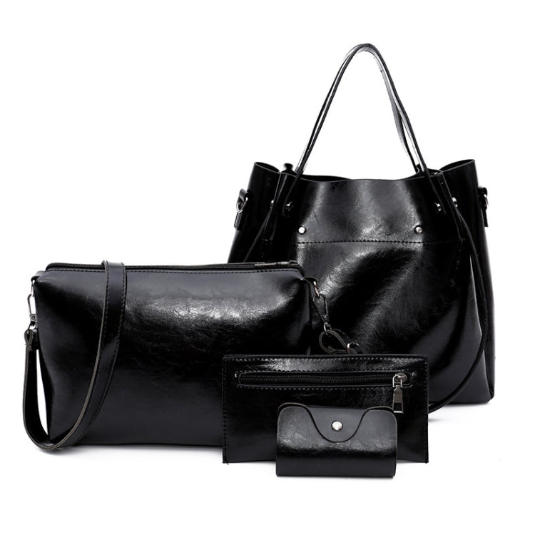 4 in 1 Women Handbags Versatile Fashion Large Capacity Messenger Bag