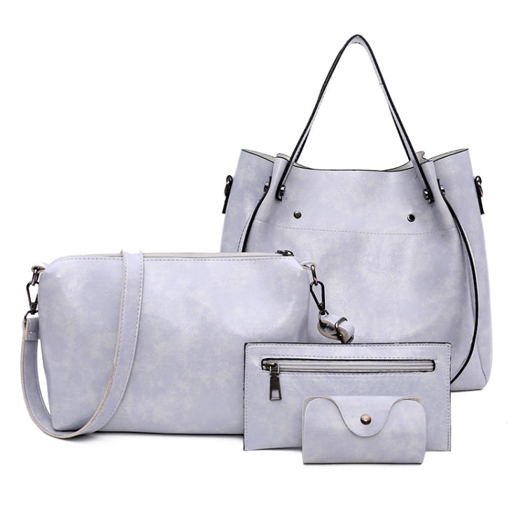 4 in 1 Women Handbags Versatile Fashion Large Capacity Messenger Bag