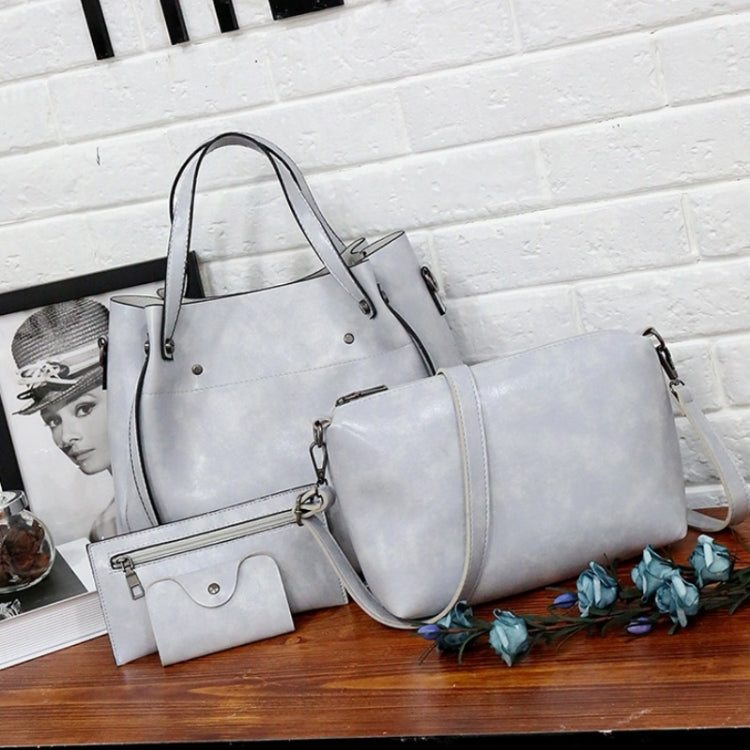 4 in 1 Women Handbags Versatile Fashion Large Capacity Messenger Bag