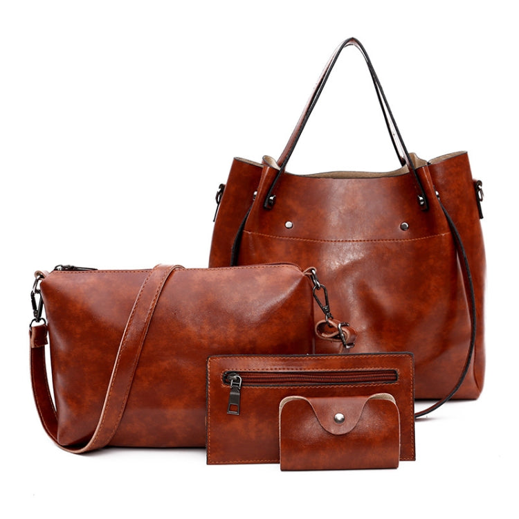 4 in 1 Women Handbags Versatile Fashion Large Capacity Messenger Bag