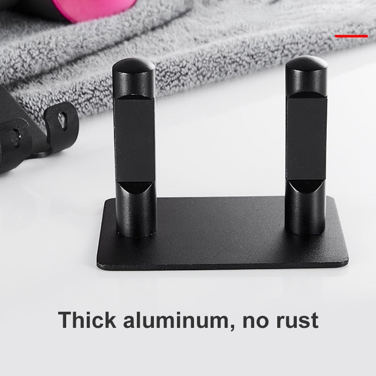 Bathroom Perforation-Free Wall-Mounted Hair Dryer Hanger Holder, Style:Separate Type