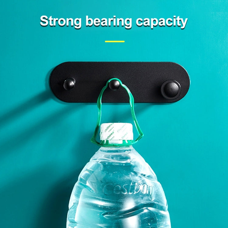 Bathroom Perforation-Free Wall-Mounted Hair Dryer Hanger Holder, Style:All-in-one