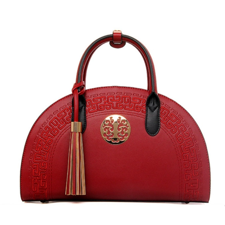 Classical Ethnic Style Chinese Red Ladies Portable Wedding Bridal Bag
