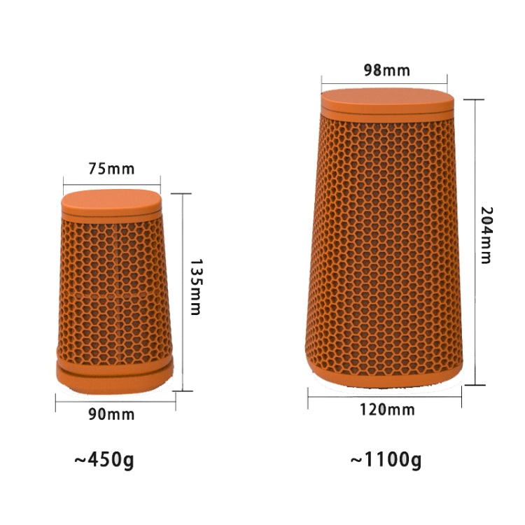 Terraplanter Lazy Automatic Watering Ceramic Flowerpot Indoor Plant Red Clay Automatic Water Seepage Honeycomb Flowerpot, Style:Square