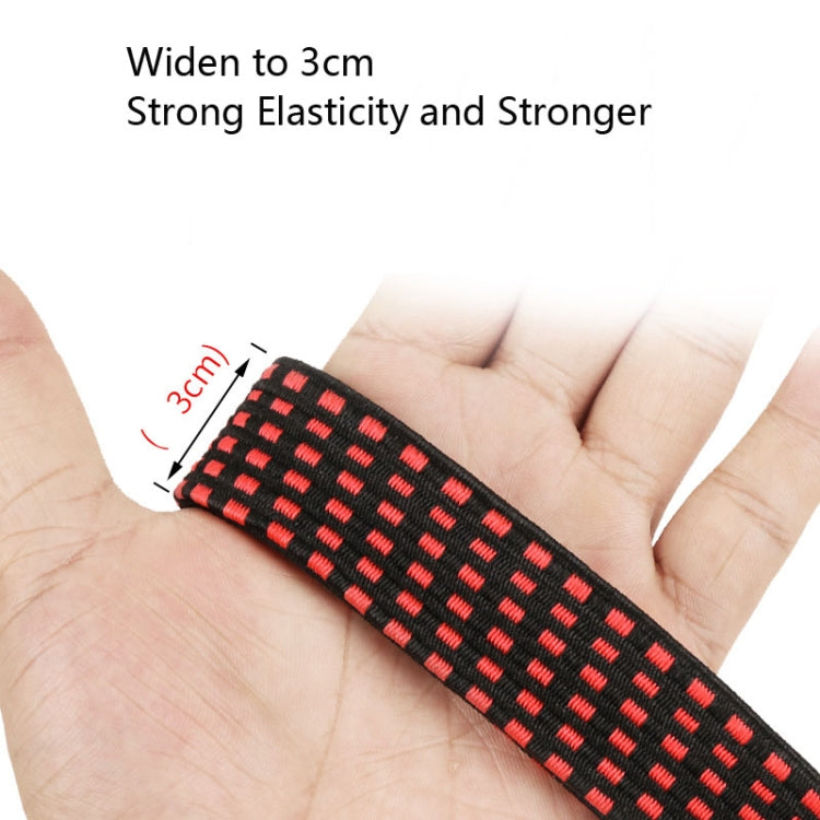 3 PCS Bicycle Binding Rope Widening And Thickening Multi-Purpose Elastic Elastic Luggage Rope Shelf Rope, Length:0.5m