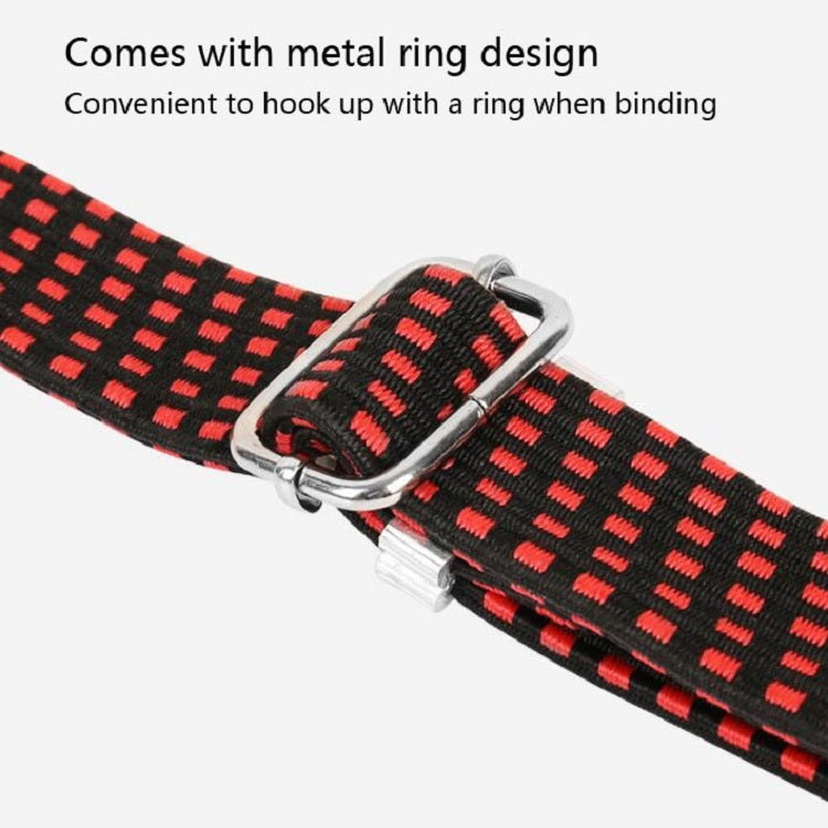 3 PCS Bicycle Binding Rope Widening And Thickening Multi-Purpose Elastic Elastic Luggage Rope Shelf Rope, Length:1m