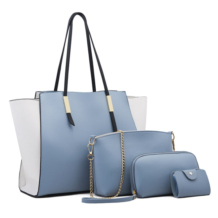 4 in 1 Fashionable Simple Suit Bag Messenger Large Capacity Handbag