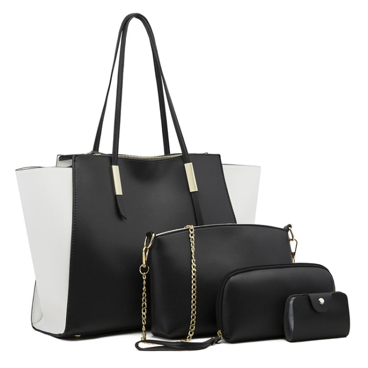 4 in 1 Fashionable Simple Suit Bag Messenger Large Capacity Handbag