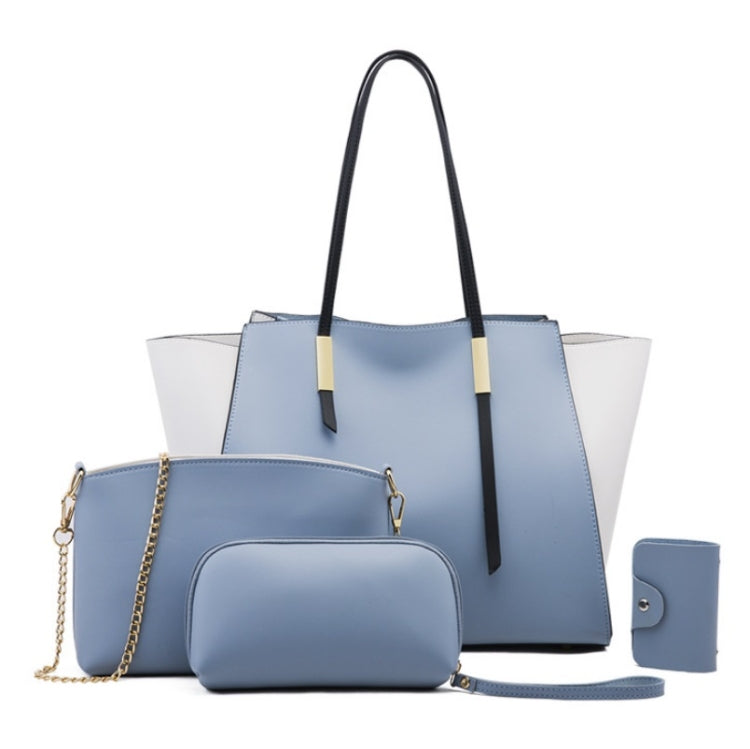 4 in 1 Fashionable Simple Suit Bag Messenger Large Capacity Handbag